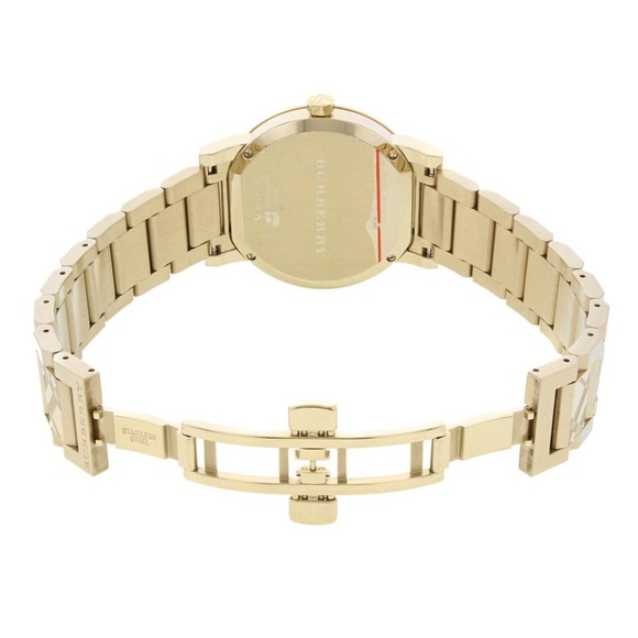 Burberry Gold The City Plated Steel Watch BU9038 main image 6